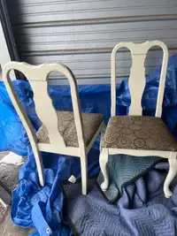 2 Large seated dining chairs