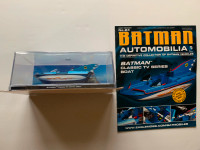 Die-cast BATBOAT MIB Batman Automobilia 24 Eaglemoss Classic TV