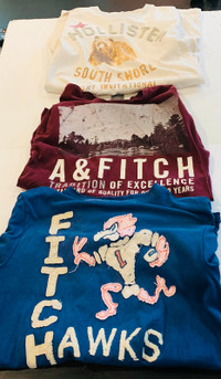 Abercrombie and Fitch/Hollister Men's T-Shirts - 9 gently used