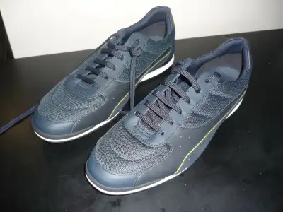 Hugo Boss Ortholite Dress Running Shoes Size 10 Dark Blue New, View more