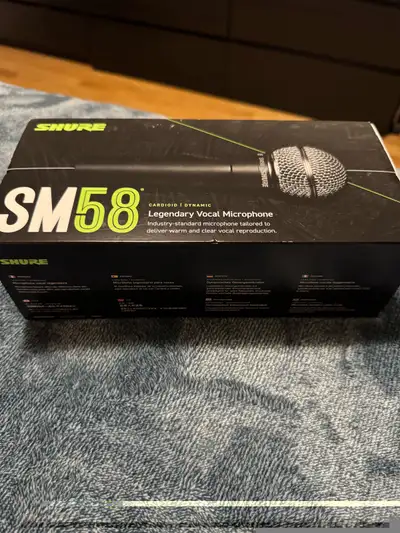 SM58 Shure Microphone - Barely Used Like New with Cord, View more