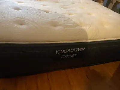 Kingsdown mattress, box spring and Ikea DUKEN bed frame (double), View more