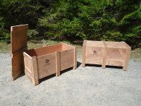 WOODEN SHIPPING CRATES