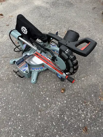  King Canada 10 Inch Sliding Dual Compound Miter Saw with laser, View more