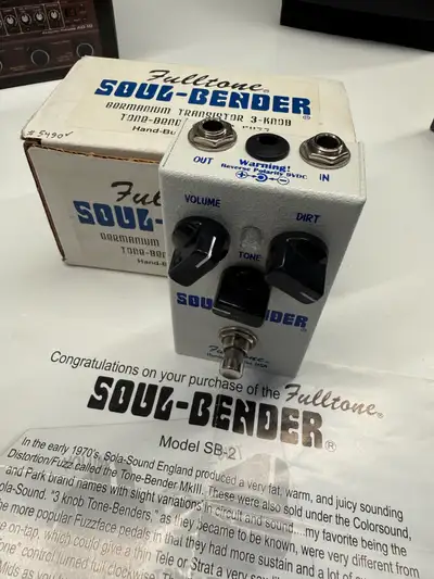 Fulltone Soul Bender fuzz guitar pedal, View more