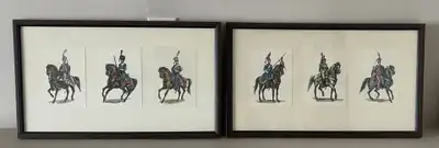 PICK UP : CROW FOOT LIBRARY(NW )  PAIR OF VINTAGE PRINTS OF DUCH, View more