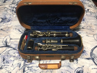 Rare vintage solid wood clarinet made by Ambassador, USA
