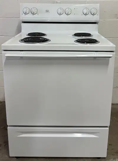 - Electric Coils Stove “ROPER” 30 inch Model: RME30003 SALE PRICE: $480,- Pick up: South Barrie, ON...