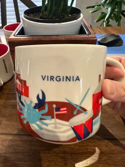 Starbucks you are here collection mug - Virginia, View more