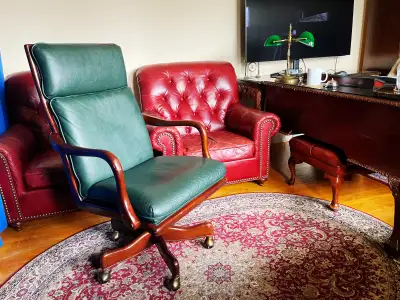 Hancock & Moore Leather Executive Chair, Private Office Standard, View more