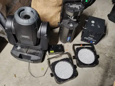 Lot of DMX fixtures, View more