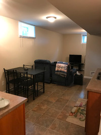 Fully furnished one bedroom apartment available May 1st.