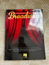 Piano/vocal/guitar Broadway music book