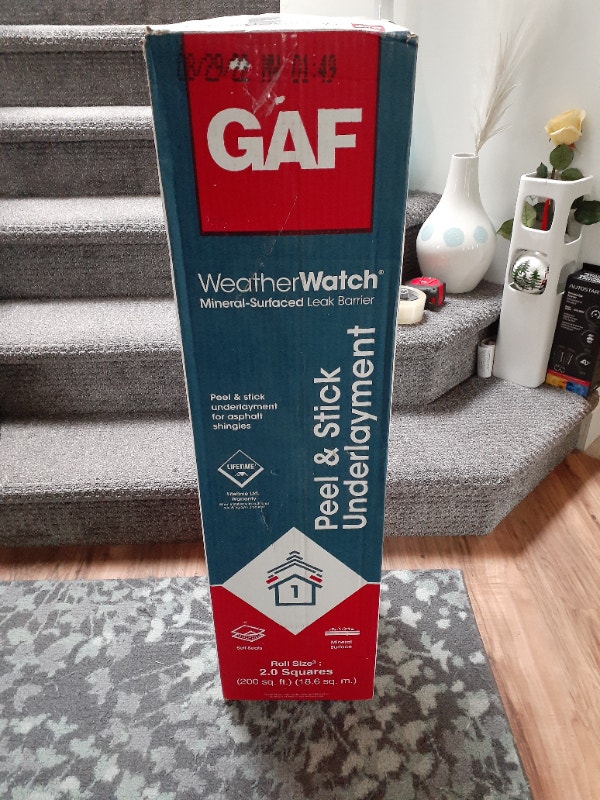 GAF PEEL & STICK MINERAL SURFACED LEAK BARRIER FOR ROOFS Roofing