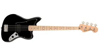 Affinity Series Jaguar Bass H, Maple Fingerboard - Black, View more