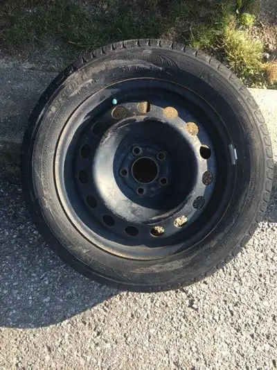 4 Michelin Defender tires on steel rims. Rated for 145,000 KMs, used for about 10,000 KMs. These 4 t...