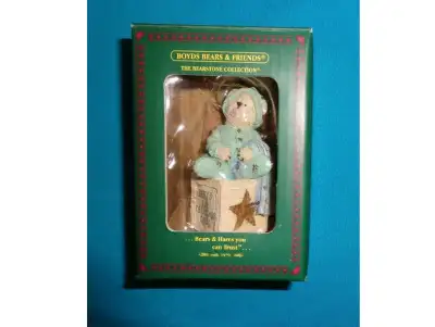 Boyds Bears Friends Baby's 1st Christmas 2003 Binkie Bear 257017, View more