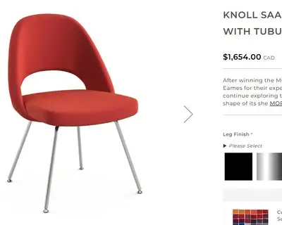 Knoll Saarinen Chair, View more