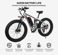 Brand New Superior All-Terrain fat tire, 2000W Mountain E-Bike