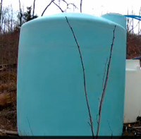 Maple sap, Water, Poly tank, maple syrup