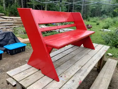 Outdoor X Leg Bench, View more
