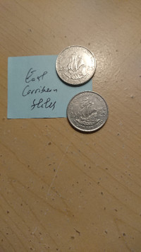 OBO Eastern Caribbean States 25 Cents COINS