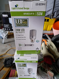 LED to hid bulb x2