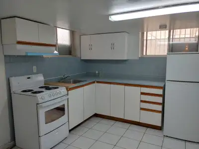 Clean and spotless basement Bachelor Apartment available April 1 at Bloor and Dufferin, city of Toro...