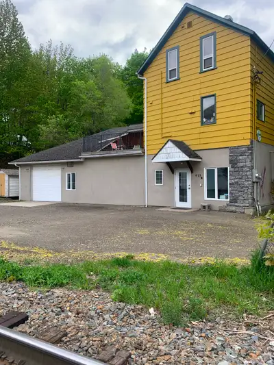 Looking for a place to work and or rent out in Nelson, BC ?? Offering this Combination two unit Buil...