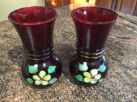 RUBY RED custom vases