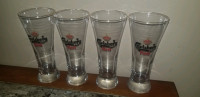 Carlsberg Red beer glasses SET