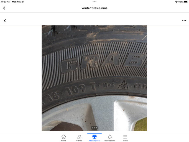 245/60/18 Winter Tires on Aluminum Rims.  in Tires & Rims in Charlottetown - Image 4