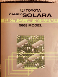 Toyota camry solara Electrical wiring diagram 2006