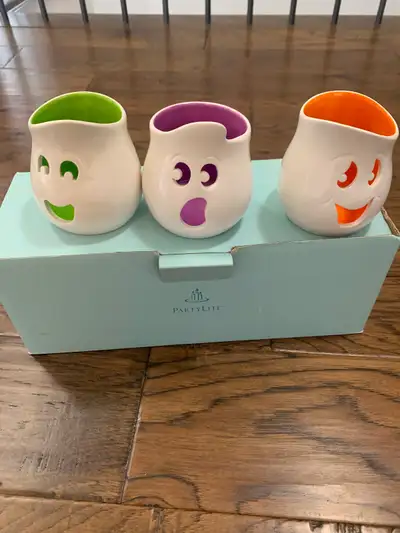 Partylite ghost tea light candle holders, View more