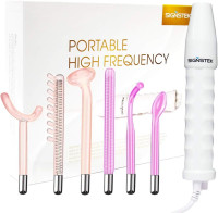 Signstek High Frequency Wand Face Massager for Acne, Wrinkles