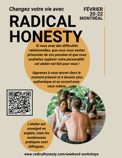 Atelier sur l'honnêteté - Retraite de 3 jours, View more