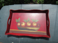 SERVING TRAYS - MANY VINTAGE - 4 great decor pieces