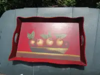 SERVING TRAYS - MANY VINTAGE - 4 great decor pieces