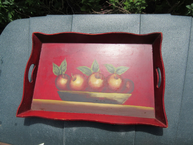 SERVING TRAYS - MANY VINTAGE - 4 great decor pieces in Home Décor & Accents in Bedford