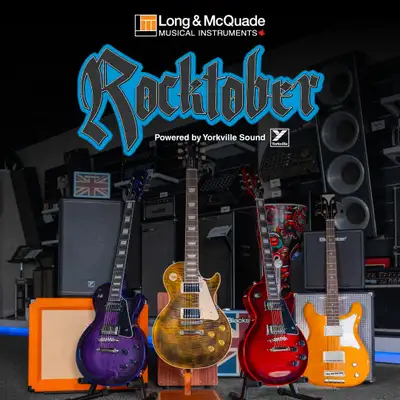 It’s Rocktober at all Long & McQuade locations October 1-31, 2026! Enjoy: 0% financing for up to 12...