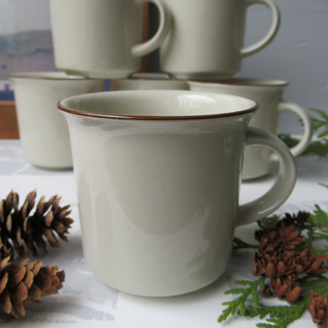 Stoneware 6 Mugs by Carla, Japan in Kitchen & Dining Wares in Prince George - Image 2