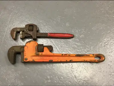 Pipe Wrenches - both for $30, View more