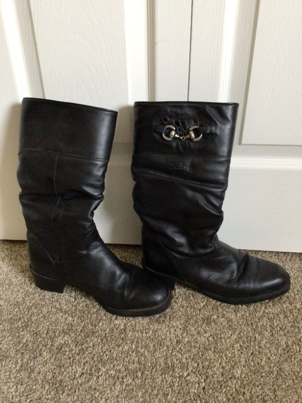 Women's Size 8 Winter Leather Boots Bastien brand Canadian made in Women's - Shoes in Vernon