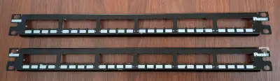 Panduit CP24BL 24-Port Modular Patch Panel (pack of 2), View more