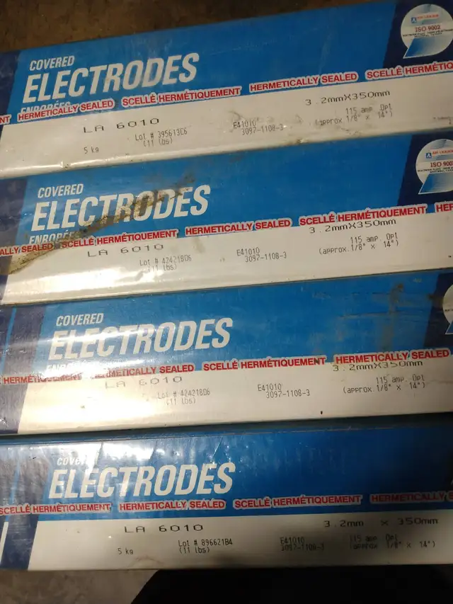 WELDING RODS SEALED BOXES in Other in Belleville - Image 3