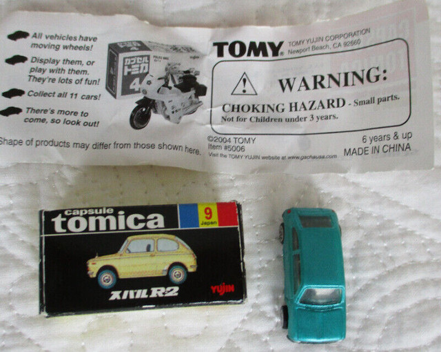 Tomy TOMICA CAPSULE  Mini Car Collection S6 #9 SUBARU R-2 in Toys & Games in City of Toronto - Image 4