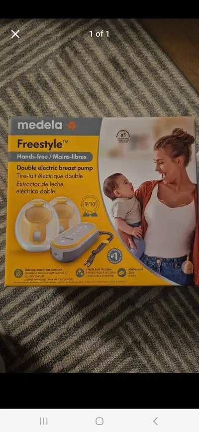 New unused Medela Freestyle Hands Free breast pump, View more