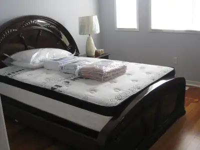 One furnished room for rent available on second floor of nice detached home. Shared bathroom is loca...