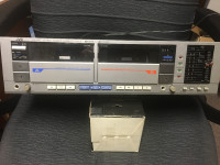 JVC Stereo Double Cassette Deck & Cassettes