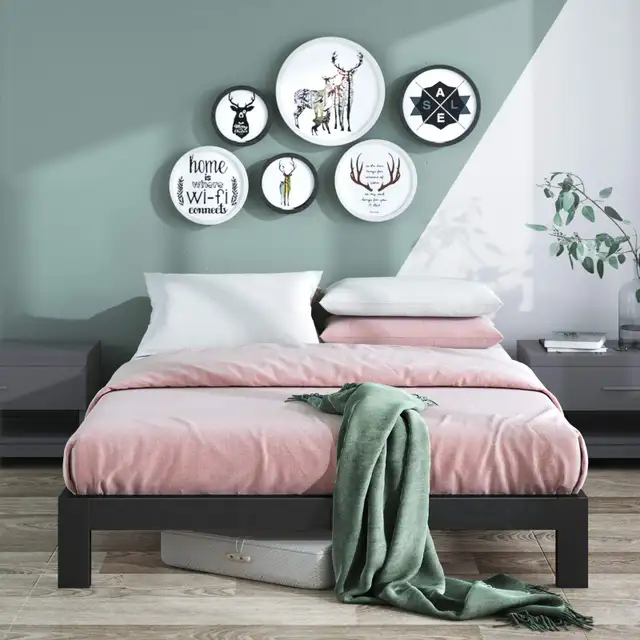 New Zinus King Bed Frame - Arnav 10 inch Metal in Beds & Mattresses in City of Toronto - Image 4